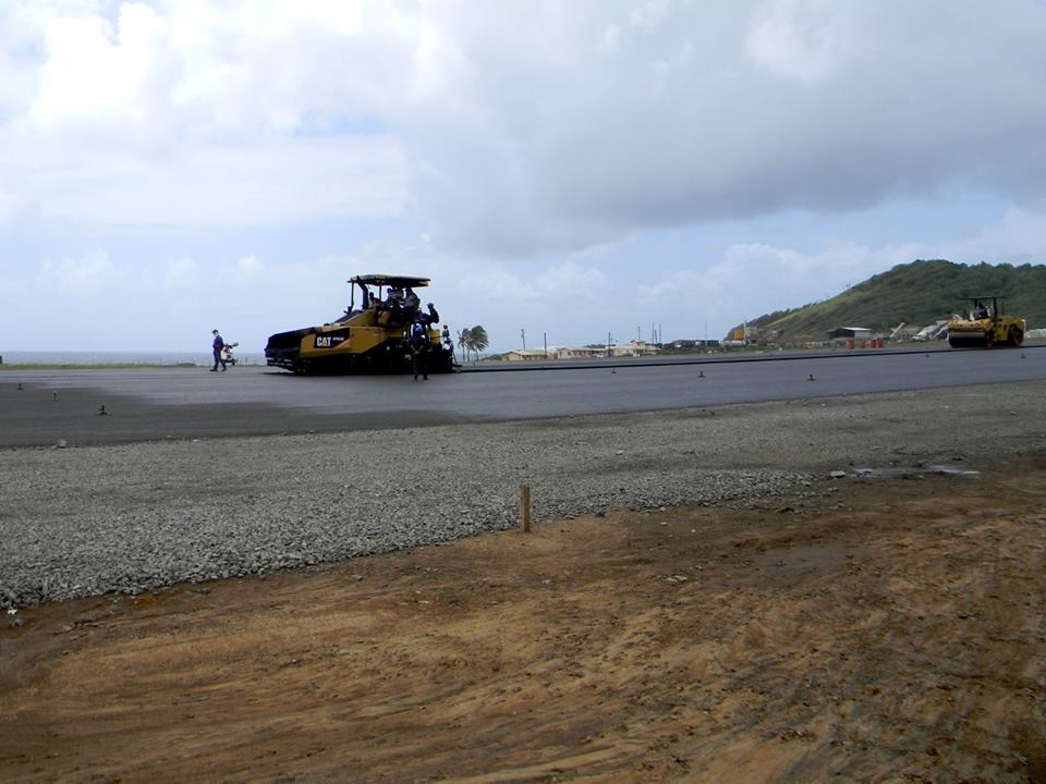 Final pavement on the runway continues, according to this photo uploaded to the Friends of AIA Facebook page on June 30.